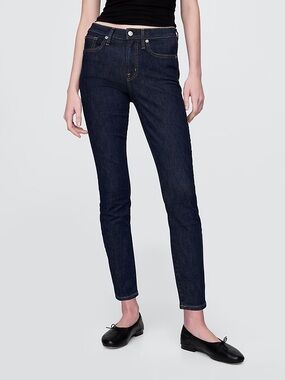 GAP True Skinny Mid Rise Dark Wash Jeans Sz 29 8 R